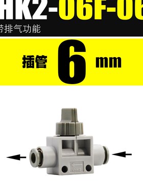 HVFF手动阀气动快插接头VHK3 VHK2-06F-06F 08F-08F气管开关阀6 8