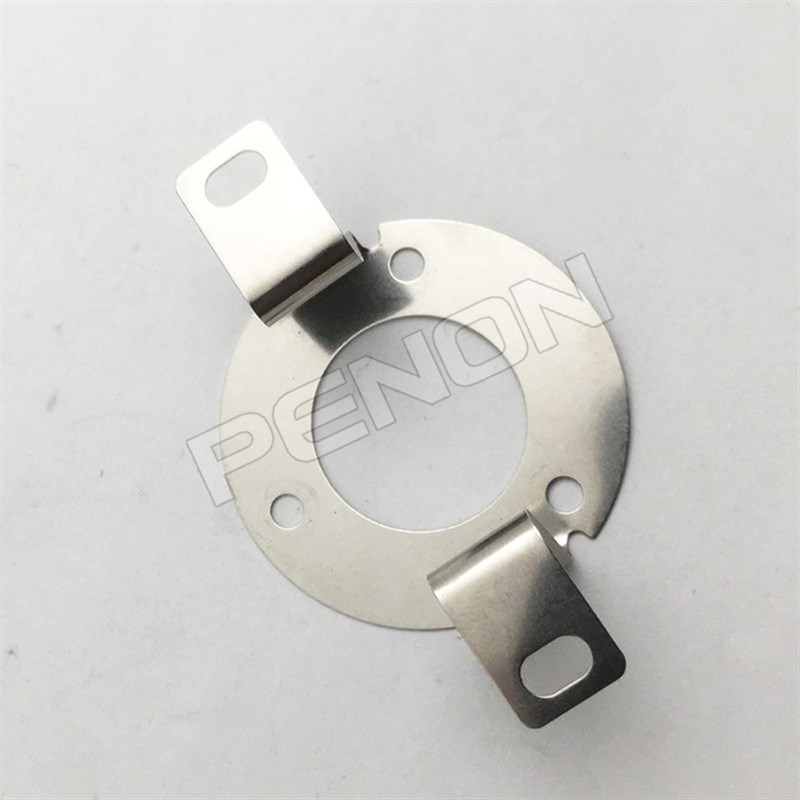 编码器专用弹性尼龙塑料联轴器金属连接器轴计米轮支架安装弹片