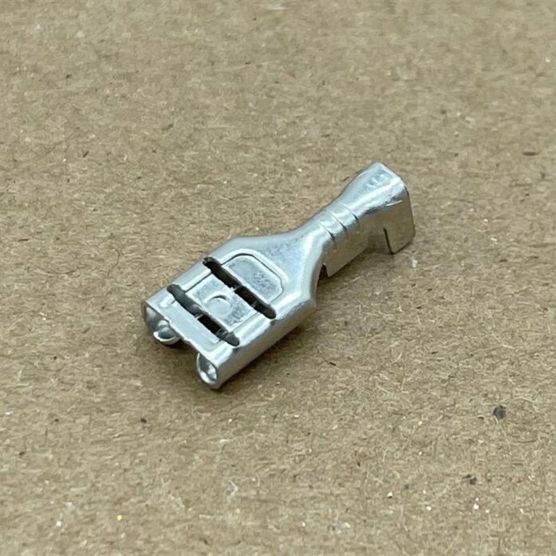 6.3插簧端子+护套 铜接插件开关引脚连接器插拔式250冷压接线端子