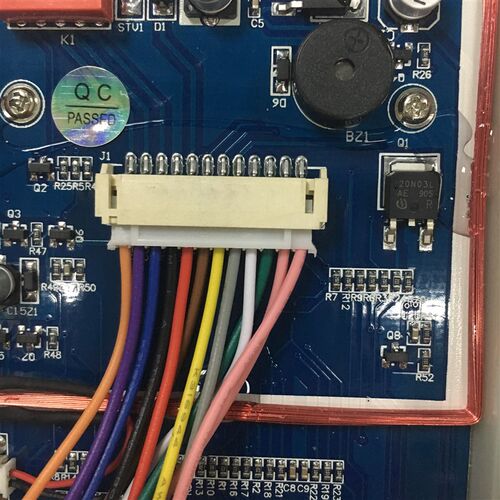 时尚触摸门禁一体机刷卡密码ID WG26读卡器EM自动门系统12V24V