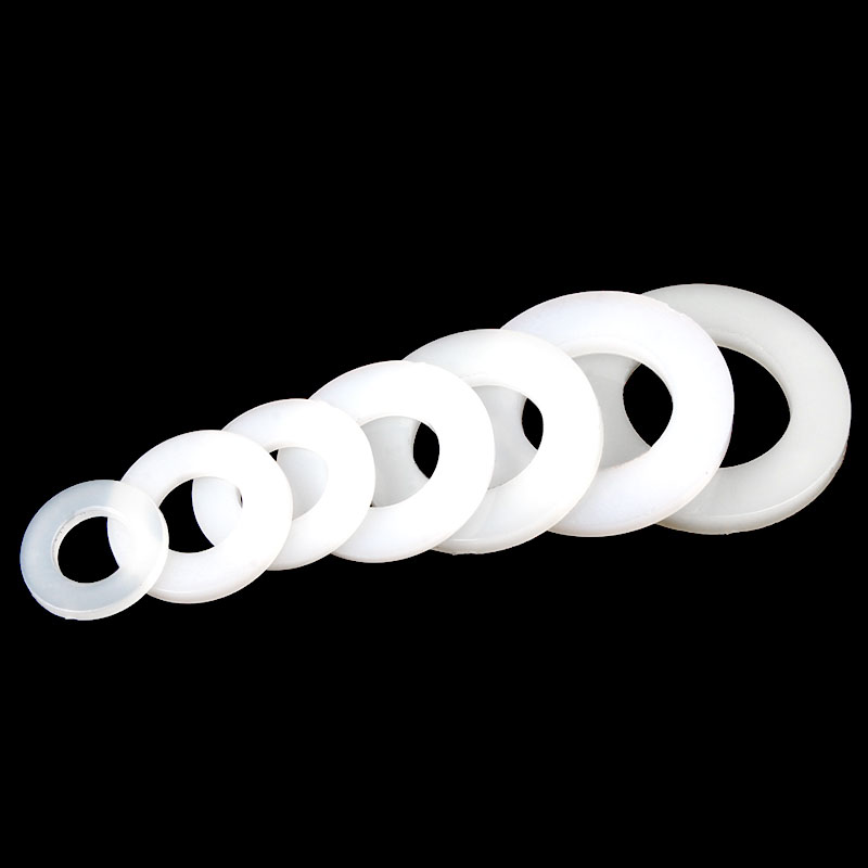 尼龙垫片绝缘塑胶圆形平垫塑料垫圈M2M3M4MD5M6M8M10M12M14M16M20