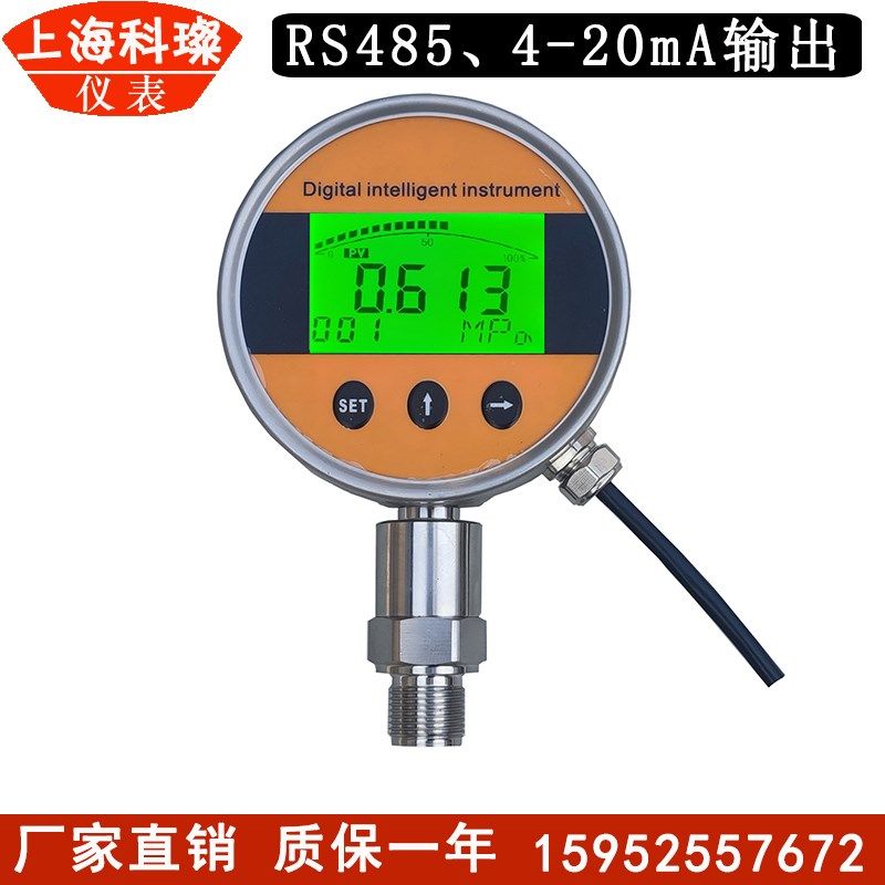 数显压力表不锈钢液晶显示RS485输出精密压力表轴向负压4-20mA,个性定制/设计服务/DIY,明信片定制,淘宝优惠券,粉丝福利购,淘宝优惠卷