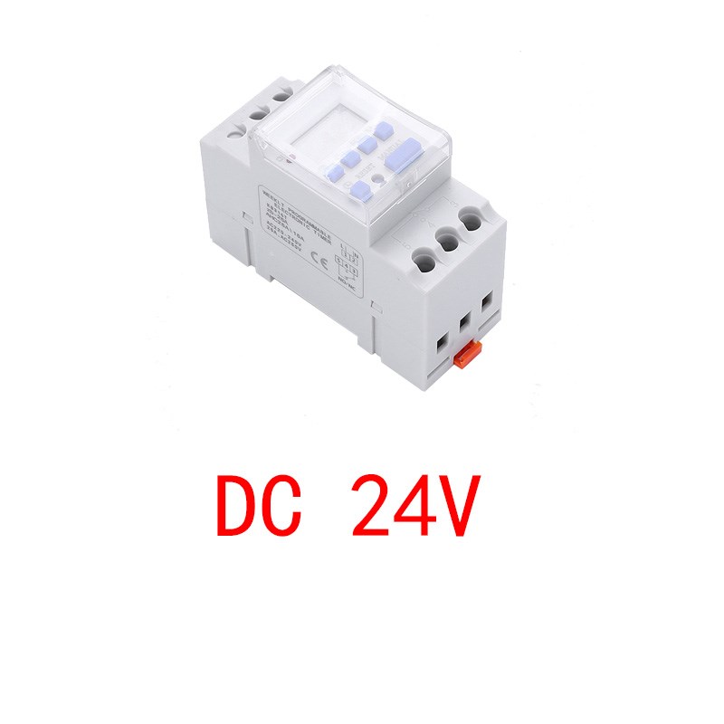 AHC15A导轨式时控开关电子时间THC15A定时器可编程控制器计时220V