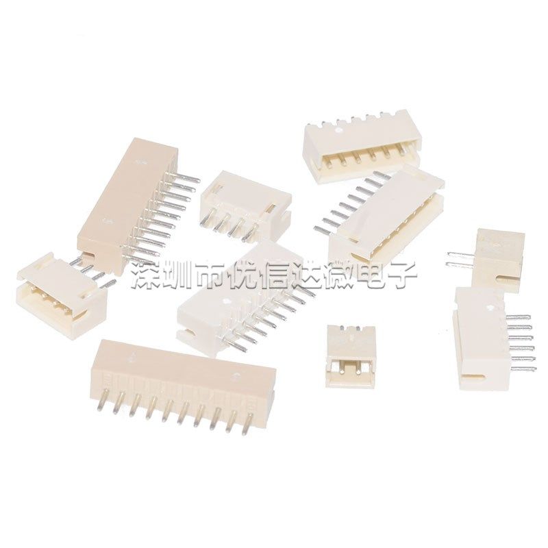ZH1.5间距直针座2位3/4/5/6/7/8/9/10/11-16PIN接插件1.5MM连接器