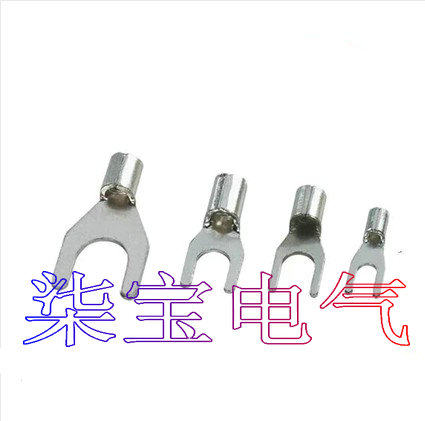 SNB1.25/2/3.5-4/5叉Y形U型冷压接线裸端子铜鼻子线耳电线压接头