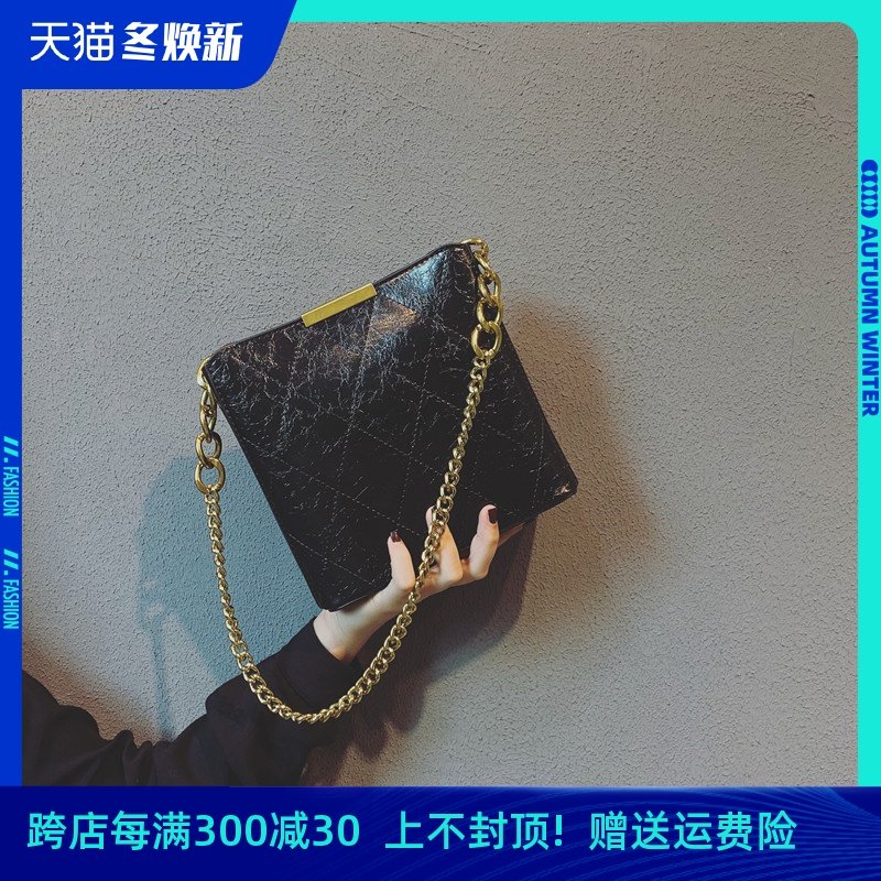 小ck包包女大容量2020新款潮网红时尚秋冬百搭ins超火斜挎水桶包