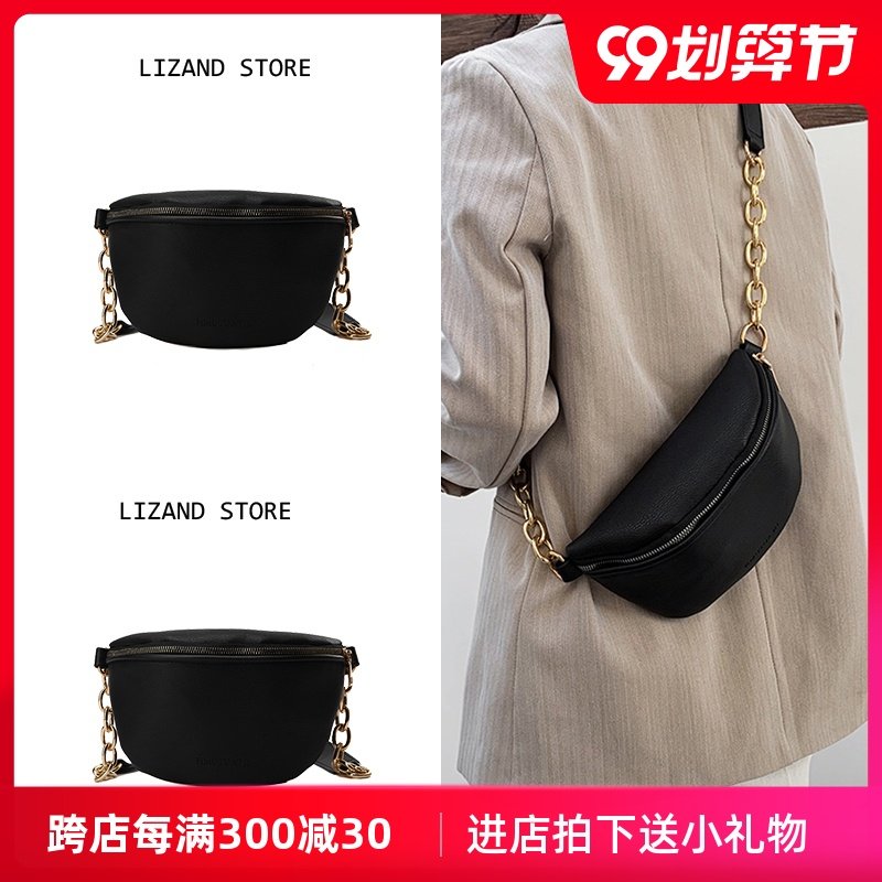 小ck马鞍包包女2020新款潮网红斜跨百搭ins质感洋气斜挎胸包腰包