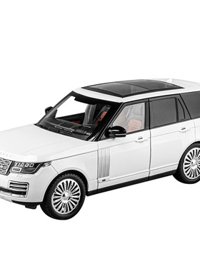 跨境车致18072盒装路虎揽胜汽车1/18仿真儿童声光回力合金车模型