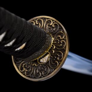 龙泉市刀剑1045钢一体Katana日式指挥刀短刀影视肋差冷兵器未开刃