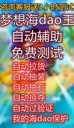 梦想海dao王脚本免费测试 自动海岛拉货 免费过验证 保护我的海岛