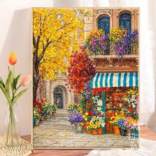 【街边花房】高颜值十字绣2025新款自己绣小件刺绣钻石画满钻全贴