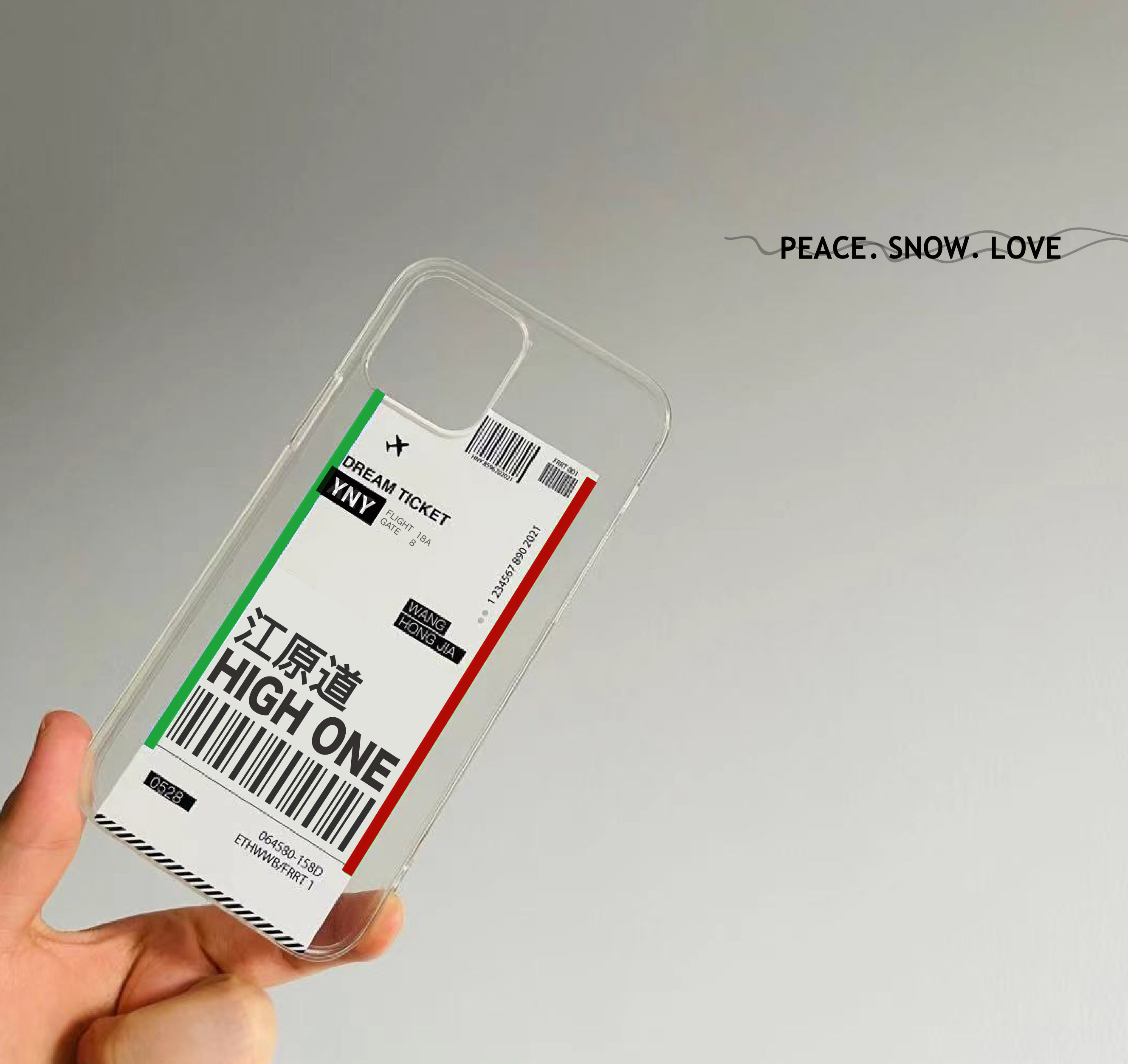 Frrt原创设计 Dream Ticket滑雪手机壳 适用华为i