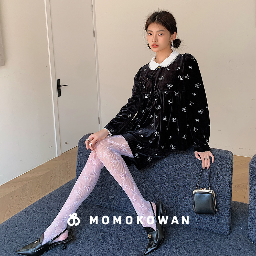 新中式甜酷复古少女套装刺绣丝绒