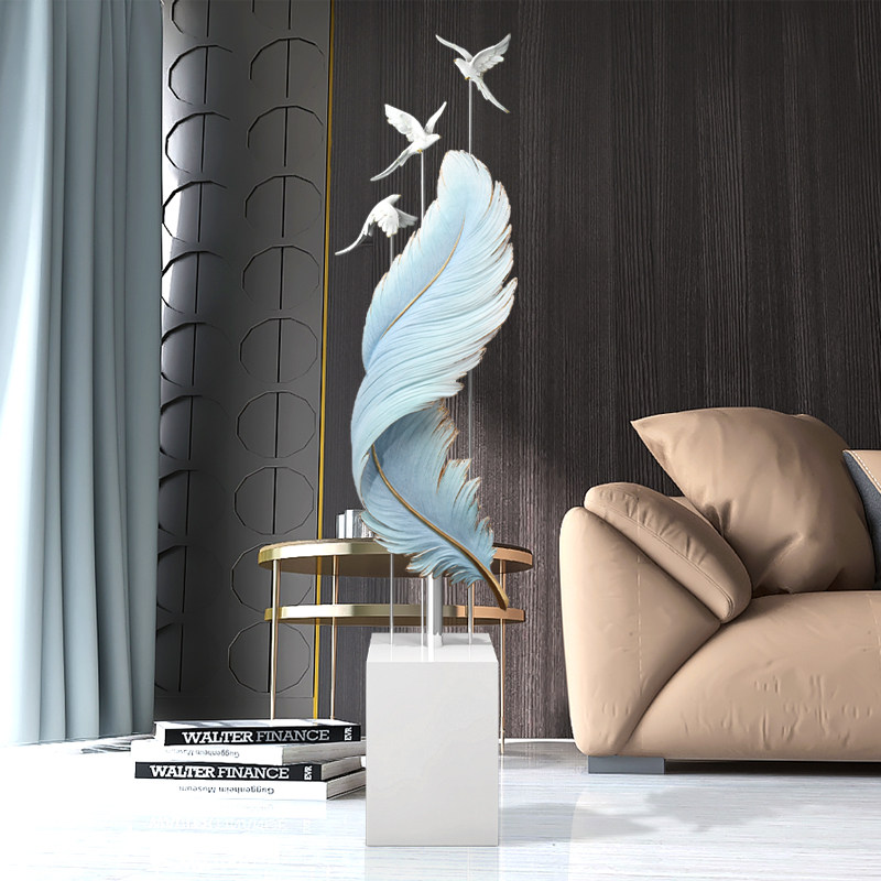 客厅摆件大型落地轻奢高级感沙电视柜发旁边玄关家居装饰新家乔迁