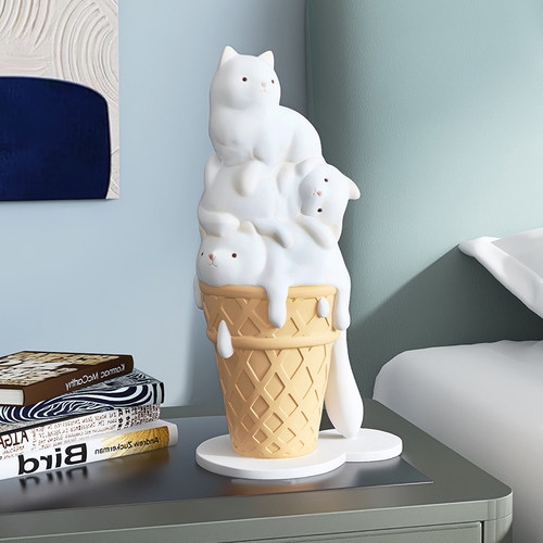 可爱猫咪摆件家居饰品客厅电视柜酒柜办公室桌面软装女生日礼物