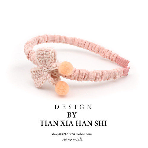 其他韩版女针织蝴蝶结发箍