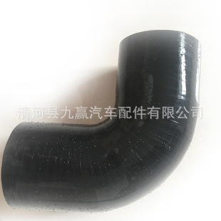 厂家供应常规规格 价格优惠质量保障 90度硅胶管45度连接管