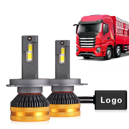 厂家直销24V12V大货车超高亮大功率led大灯H7前大灯120W汽车大灯