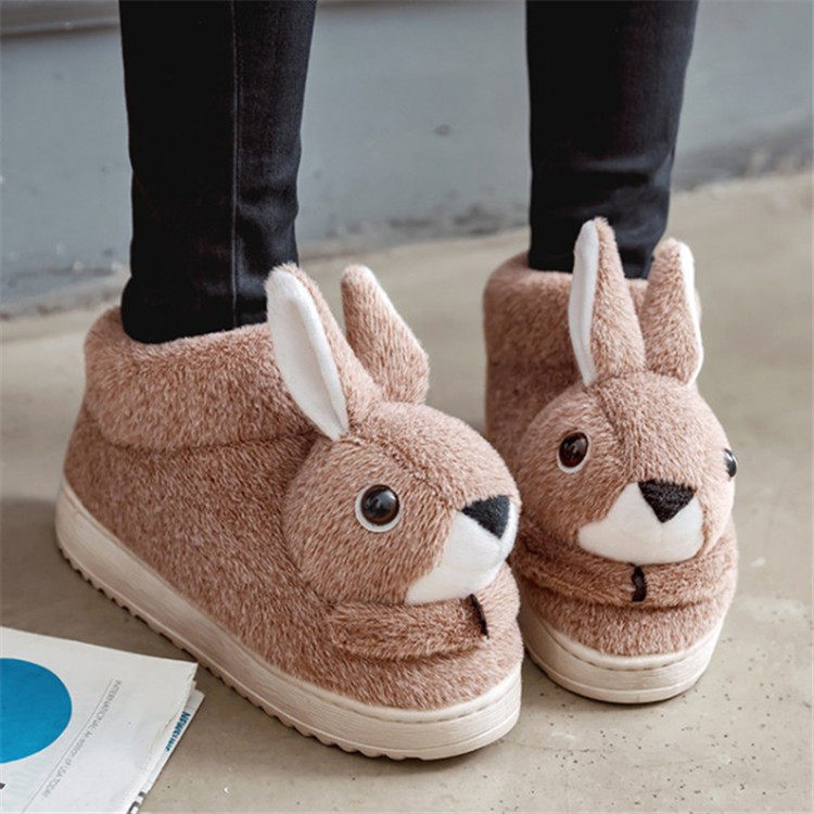 棉拖鞋防滑卡通室内室外