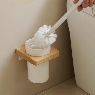 日式马桶刷子无死角家用清洁长柄洗厕所刷子挂墙式坐便蹲坑卫生间