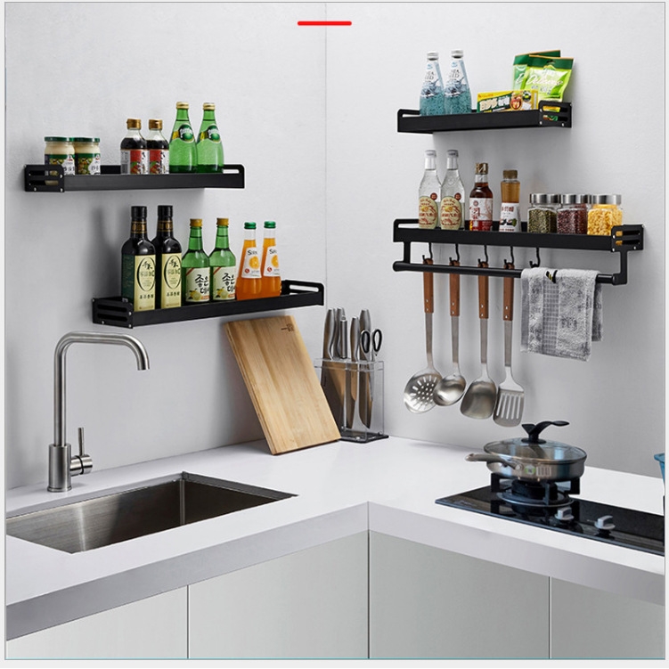 源头免打孔厨房调味架浴室置物架洗手卫生间洗漱台厨房挂件