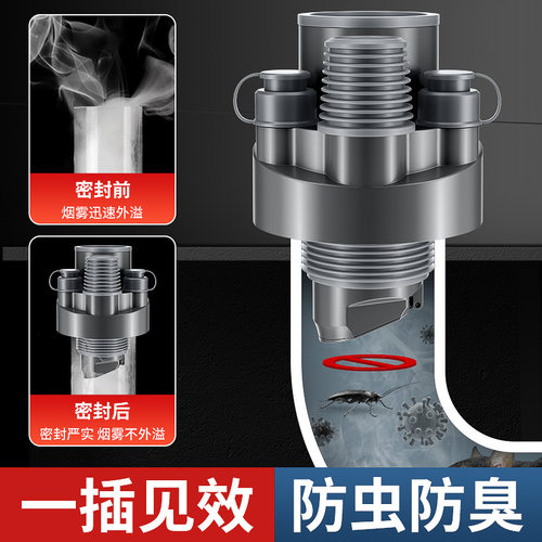 适配九牧 厨房下水管三头通洗碗机下水道分水器阳台烘干机排水管