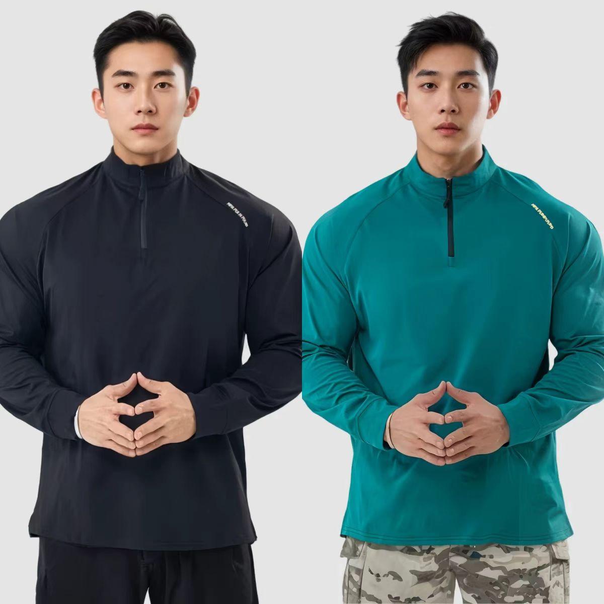 运动长袖速干透气健身衣