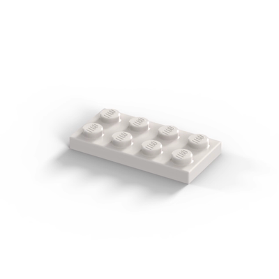 LEGO乐高正品零件板 2X4  302001/3020 White