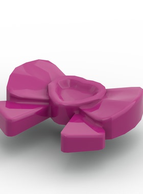 LEGO乐高正品零件蝴蝶结, 编号 1  6023827/11618Magenta