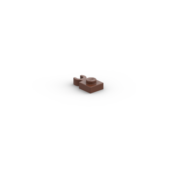 LEGO乐高正品零件板 1X1 含 支架  6337003/4085d /Reddish Brown