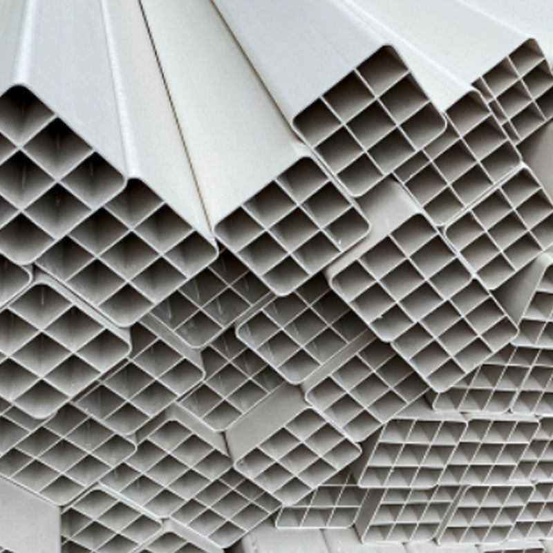 九孔格栅管 厂家现货供应多孔白色栅格管 5g网通讯四孔九孔格栅管