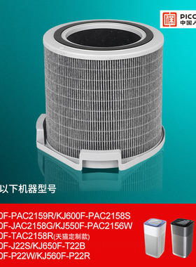 适配霍尼韦尔空气净化器滤芯KJ550F-PAC2156W滤网KJ620F/700/600F