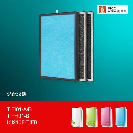 适配tipon汉朗空气净化器滤芯TIFI01-B典雅贵族时尚风洁净风滤网