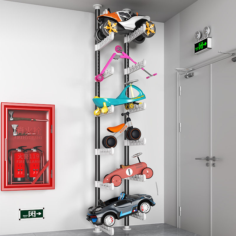 顶天立地落地玩具车收纳架客厅多层儿童滑板自行平衡车置物架子,收纳整理,整理架/置物架/收纳架,淘宝优惠券,粉丝福利购,淘宝优惠卷