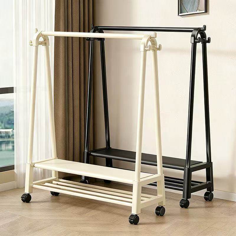 简易衣架落地家用卧室可移动挂衣服架子室内阳台晾衣架宿舍衣帽架