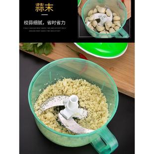 2.5L加大搅馅机蒜泥器绞肉机手动绞馅菜包饺子器家用料理机五刀