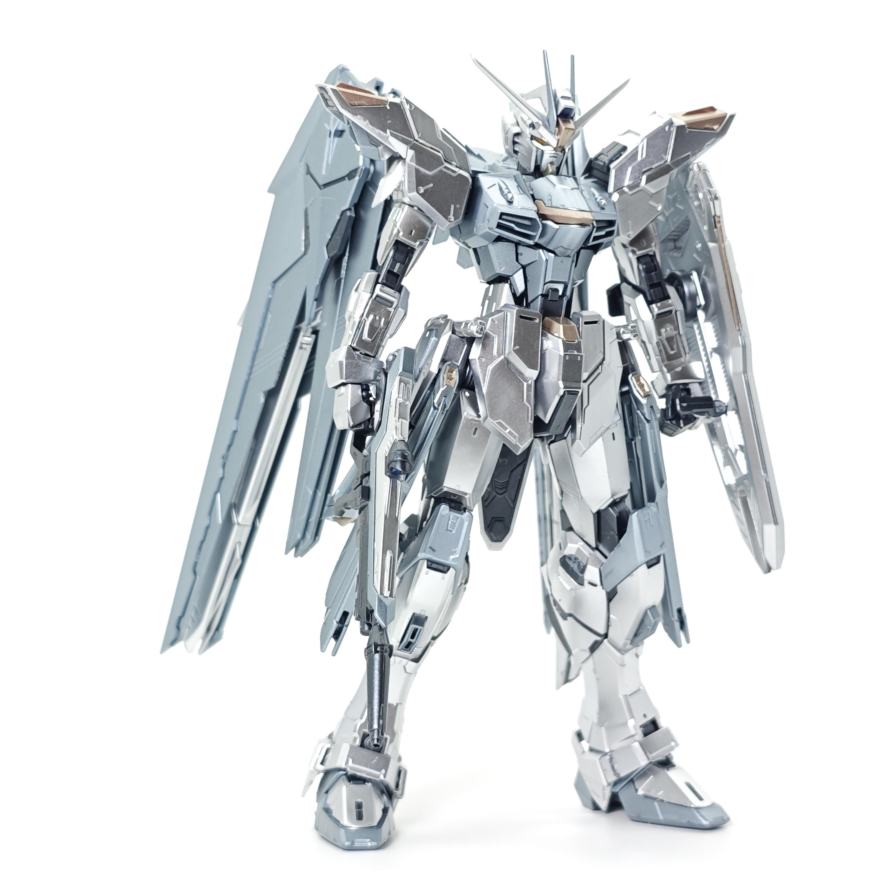 1/100高达基地限定电镀银色