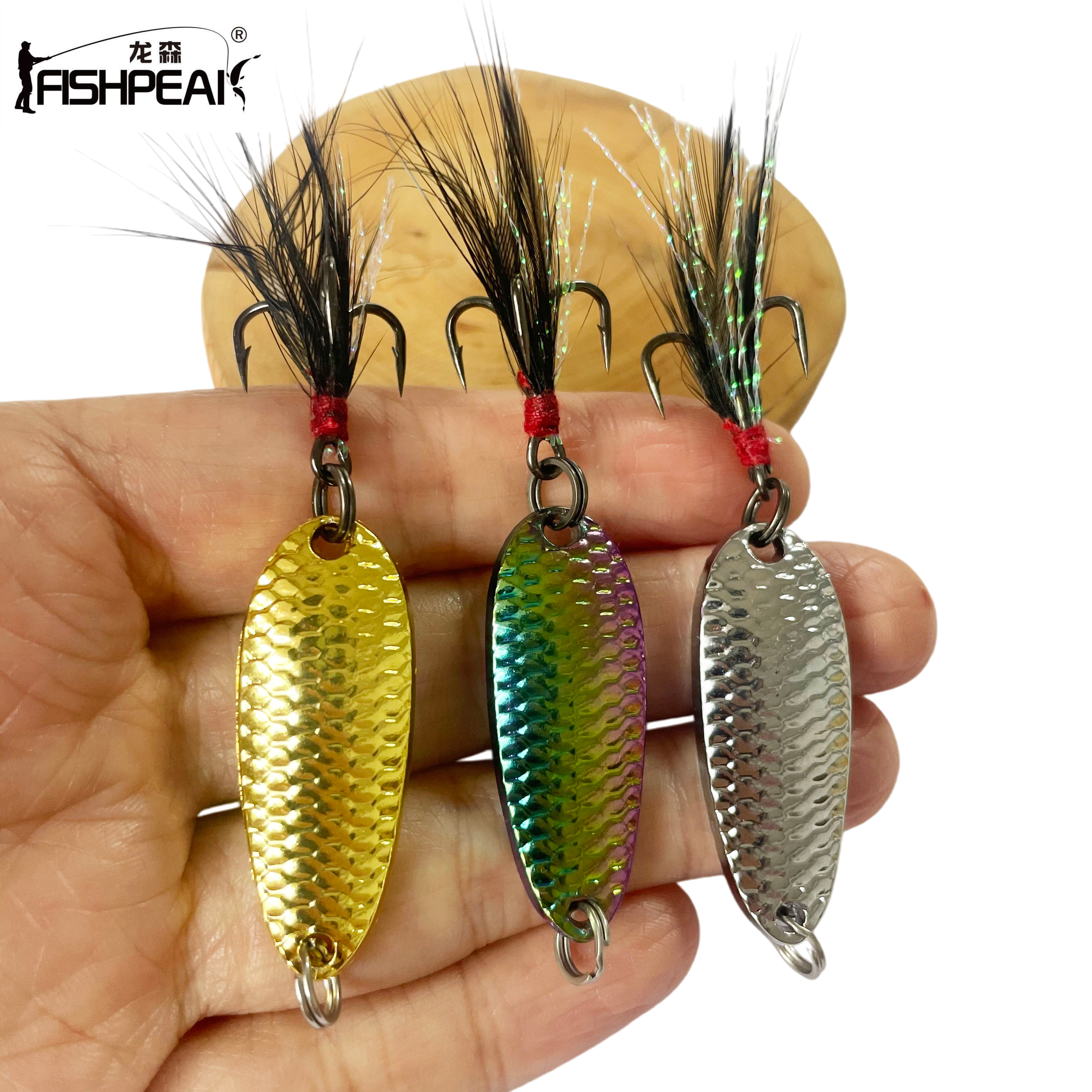 FISHPEAK龙鳞亮片款路亚饵