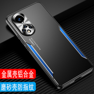 适用于华为智选Hinova9手机壳金属镜头全包nova9Pro保护套nova10青春版外壳软硅胶套nova9SE磨砂壳铝合金后壳