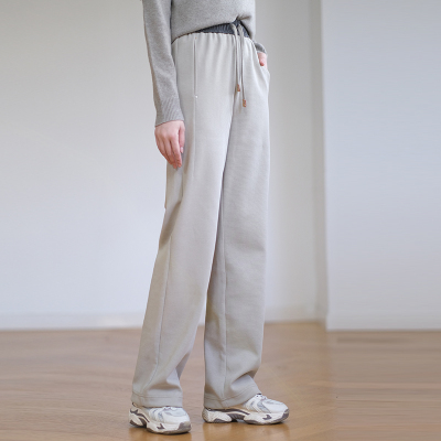 那禾新品拼接休闲裤针织裤女NW54KY1367