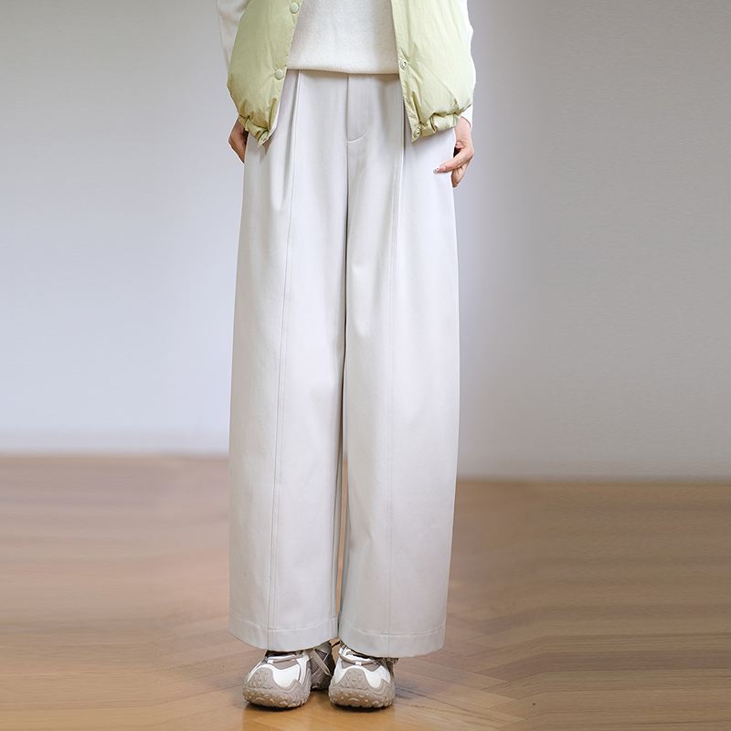 那禾新品通勤穿搭宽松阔腿休闲长裤女ND54KM5786