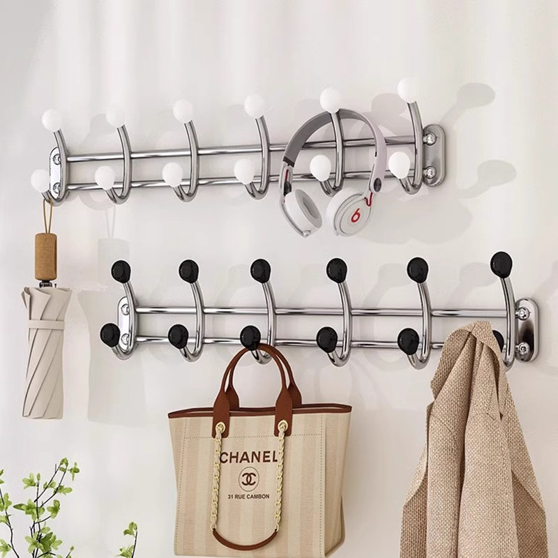 挂衣架壁挂墙上衣帽挂架玄关入户门后衣服挂钩免打孔卧室门挂衣钩