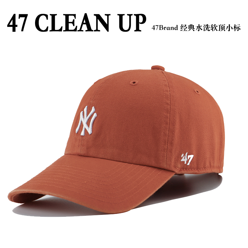 47水洗复古做旧棒球帽软顶la帽子