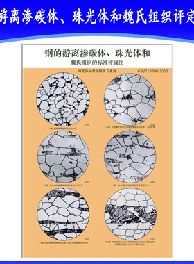钢的游离渗碳体、珠光体和魏氏组织评定方法GB/T13299-2022挂图