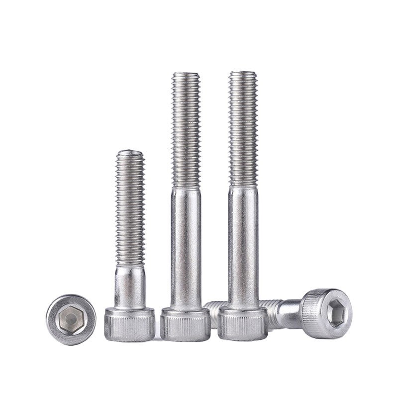 316不锈钢半牙内六角螺丝316圆柱头螺B栓加长杯头螺钉M4M5M6M10M2
