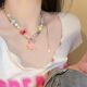 心动少女 糖果色多巴胺串珠星星项链女甜酷辣妹锁骨链y2k配饰品