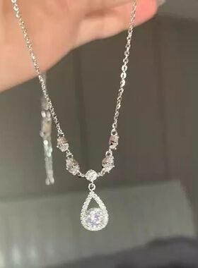 轻奢小众气质高级水滴项链