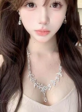 小众设计轻奢宴会锁骨链