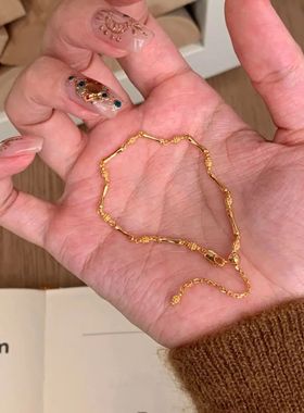 节节高升转运竹节手链女ins小众精致轻奢百搭新中式设计