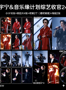 刘宇宁音乐缘计划综艺收官周边高清小卡照片海报吧唧礼物应援全套